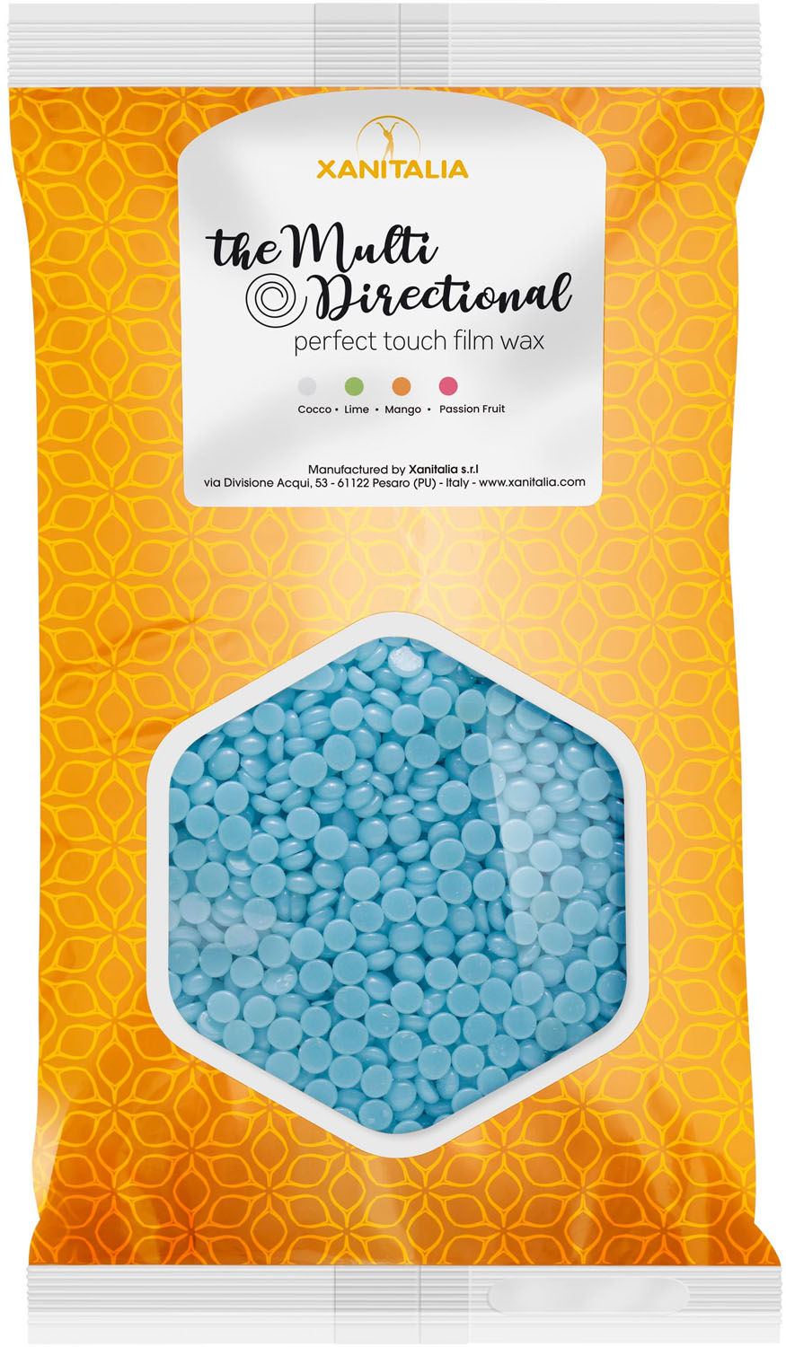  XanitaliaPro The Multi Directional Perfect Touch Film Wax Caribbean Light Blue 1000 g 
