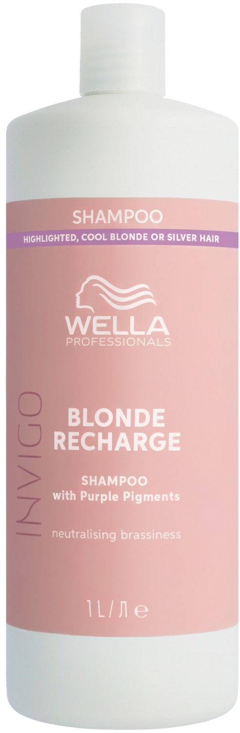  Wella Invigo Blonde Recharge Shampooing Raviveur de Couleur / Blond Froid 1000 ml 