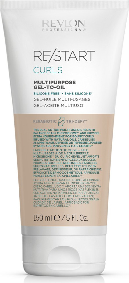  Revlon Professional Re/Start Curls Multipurpose Gel-To-Oil 150 ml 