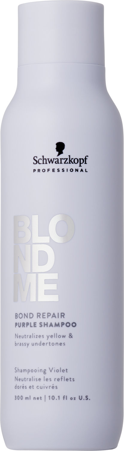  Schwarzkopf BlondMe Bond Repair Purple Shampoo 300 ml 