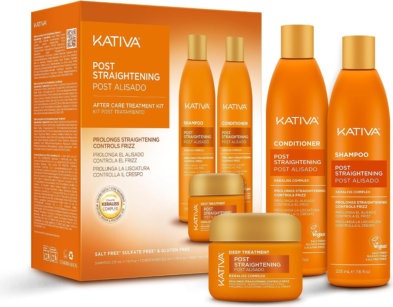  Kativa Post Straightening Keratin Set de 3 