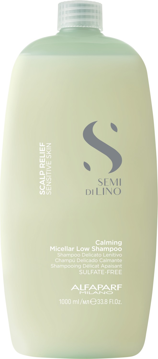  Alfaparf Milano Semi di Lino Scalp Relief Calming Micellar Low Shampoo 1000 ml 