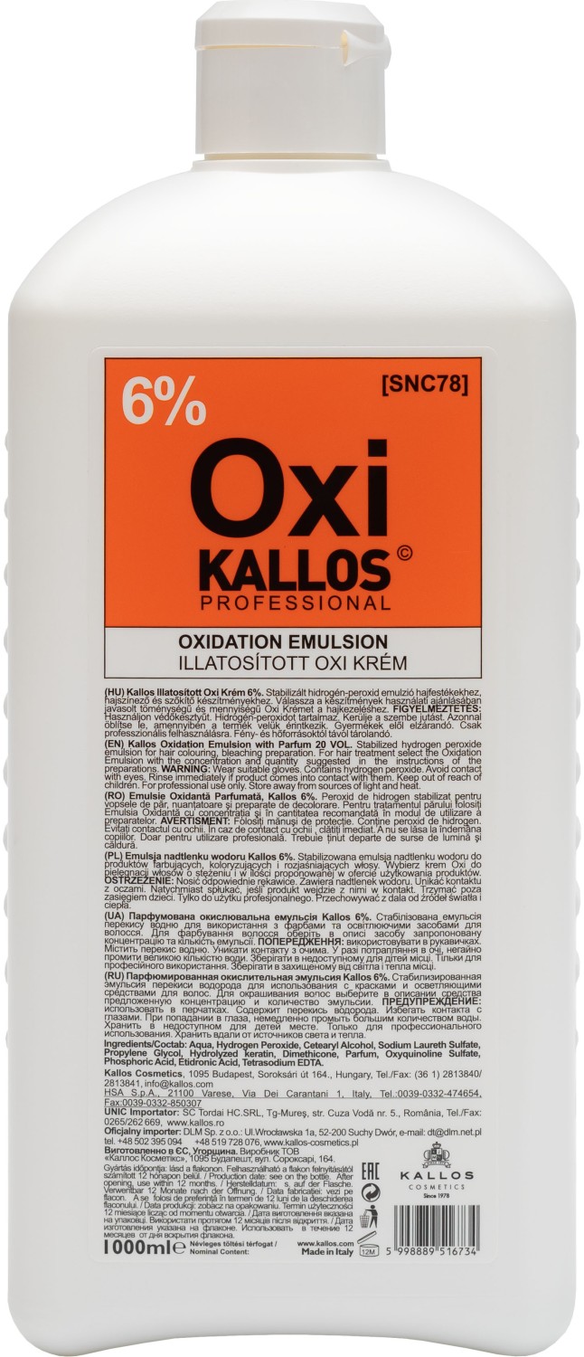  Kallos Oxi 6% 1000 ml 