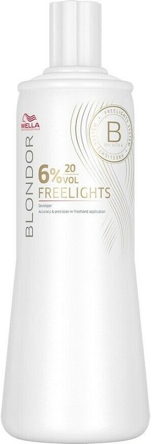  Wella Crème oxydante Blondor Freelightt 6% 1000 ml 