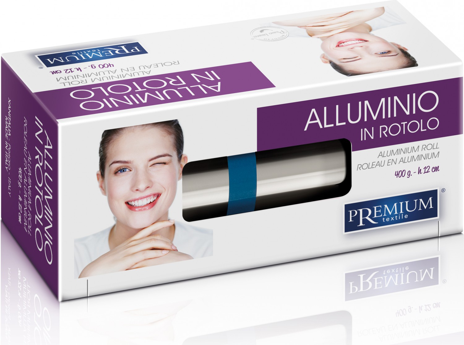  XanitaliaPro Rouleau aluminium pour service coloration, Argent 