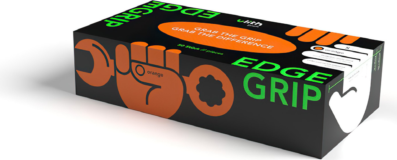  Ulith Gants jetables en nitrile Ulith XL orange 