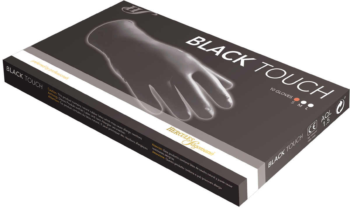  Hercules Sägemann Black Touch Gants Noir Taille M 
