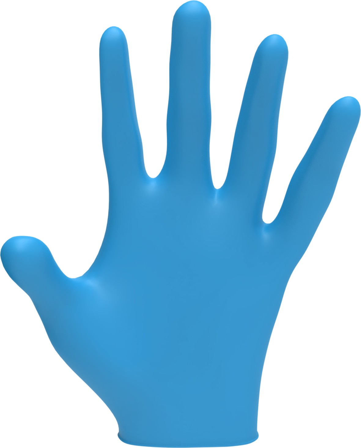  L3VEL3 Gants en nitrile S Bleu 