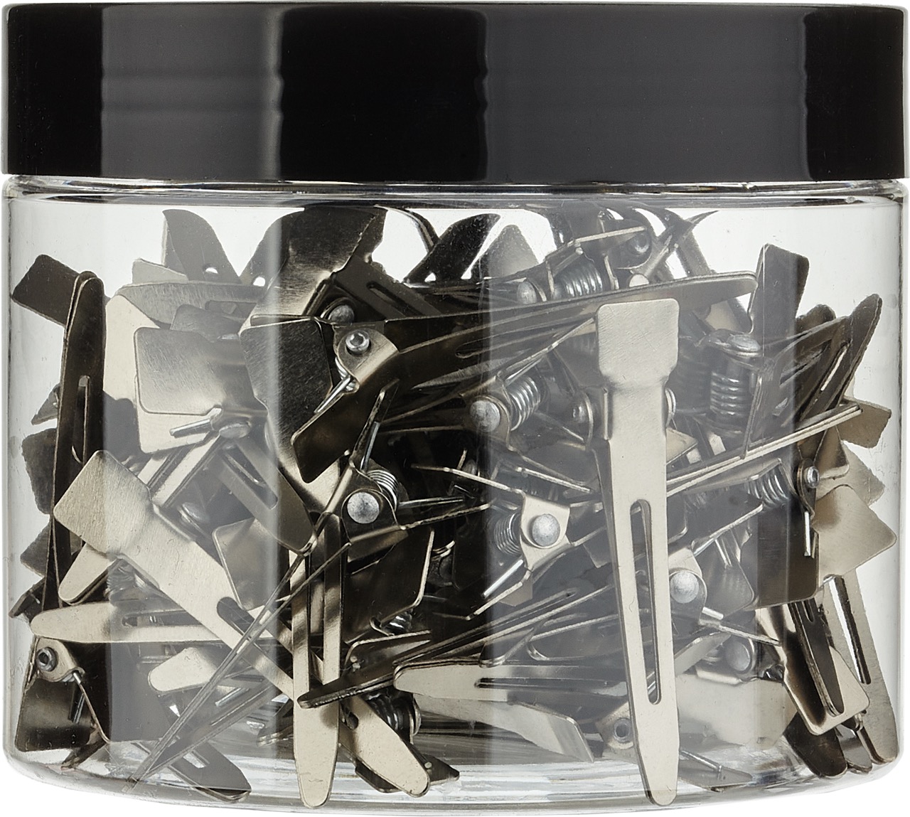  Efalock Clips m&eacute;tal HW 2a - Paquet de 50 unit&eacute;s 