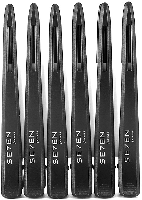  Se7en Styles Silicon Clips Black 