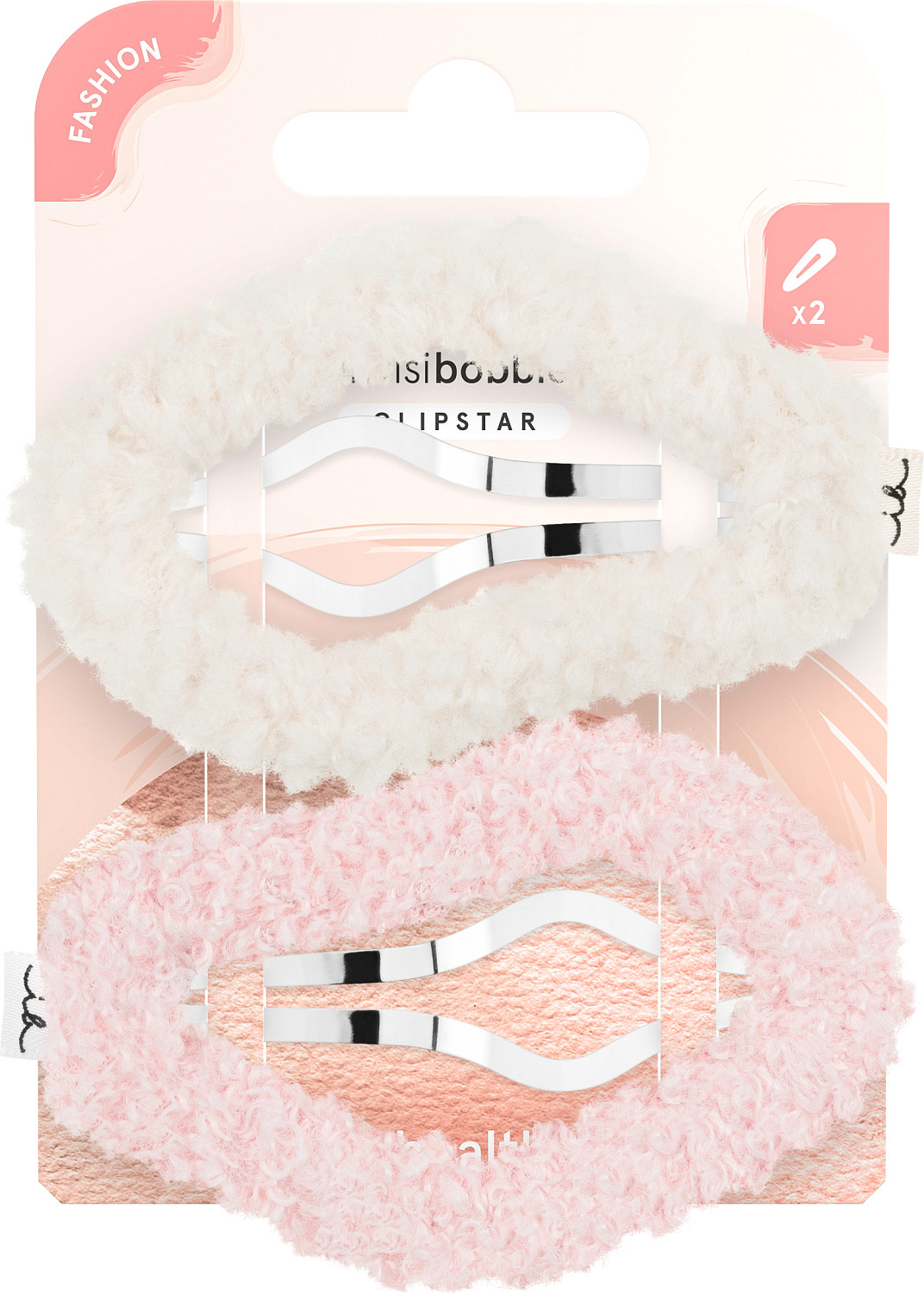  invisibobble SNAPCLIP Teddy Touch 2pc 