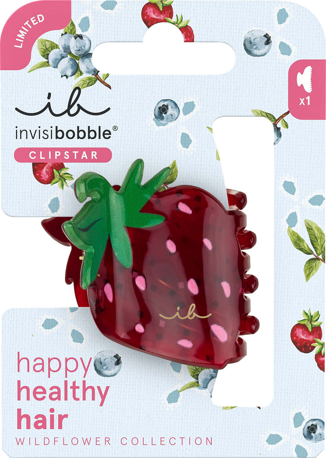  invisibobble Clipstar M Wildflower Berry Brighter 